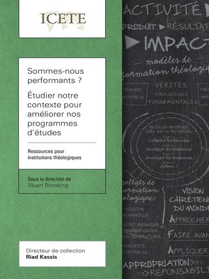 cover image of Sommes-nous performants ? Étudier notre contexte pour améliorer nos programmes d'études